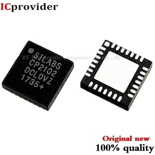 10pcs/lot CP2102-GM CP2102 USB-TO-UART BRIDGE 28VQFN best quality