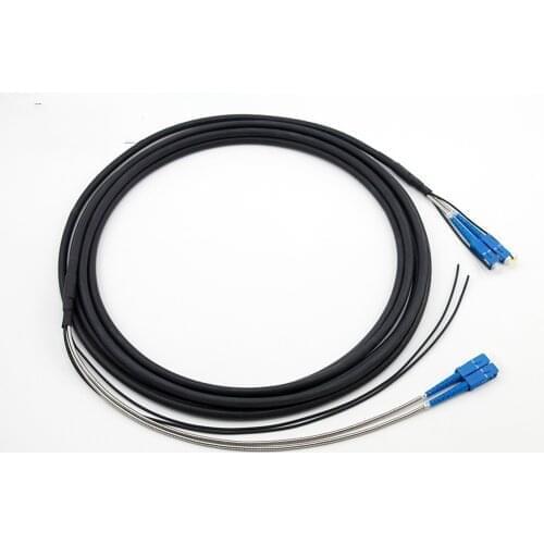 100m SC/LC UPC FTTA Patch cable SM CPRI Tara far Outdoor 2core Duplex Fiber optical Patch Cord G652 base station