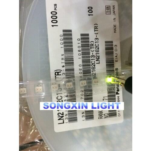 100PCS 3528 SMD LED Bi-Color R/G red and green 4-pin 1210 double color light light-emitting diode 4PIN SMD LED lamp bead
