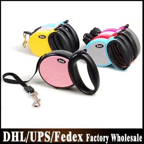 100Pcs/Lot Best Pet Dog Leash Collar Products Dele Pet Dog Chain Collars Lead Retractable Harness 25kg 30kg