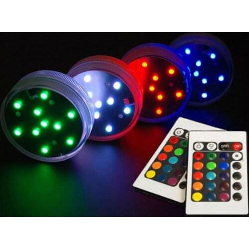 4units/lot Remote control Submersible led vase light for event & party supplies Holiday props wedding decorations