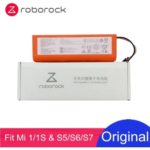 Battery Replacement for Xiaomi Mijia and Roborock S50 S51 Robot Vacuum Cleaner Li-ion 5200mAh Original Manufacture Roborock