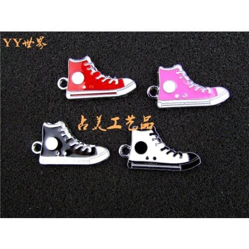 Sd-6 Manufacturers Direct Sales Of Color enamel charms Jewelry Accessories Diy Multi Style Oil Sports Shoes Accessories bead bea
