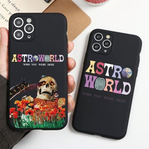 Travis Scott Phone Cases Astroworld Sicko Mode Soft Silicon Case Coque For iPhone 11 12 Pro XS Max 6S 7 8 Plus X XR SE 2020 Etui