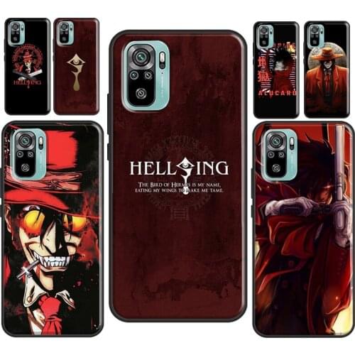 Hellsing Alucard For Xiaomi Redmi Note 8 9 10 Pro Note 7 9S 8T Case For Redmi 9T 9 9A 9C K40 Back Cover