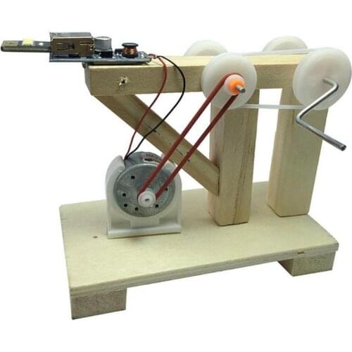 DIY Science Toys Dynamo Generator Model Wood Invention Science Experiment Assemble Toys Education Kits Children Creative Toys