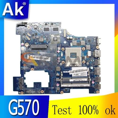 For Lenovo G570 G570A laptop motherboard PIGW2 LA-6753P motherboard HM65 DDR3 HD6300M 100% test work