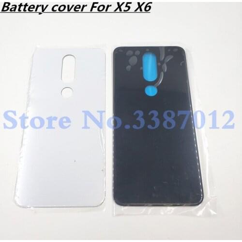 For Nokia X5 X6 Battery Back Cover Rear Housing Rear Door Back Glass Panel Spare Parts