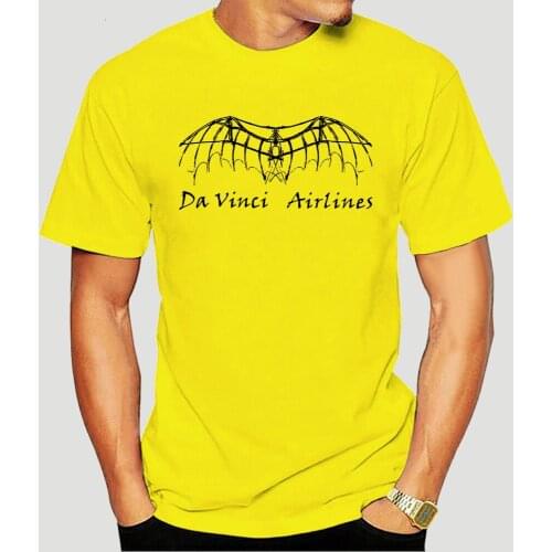 Da Vinci Airlines T shirt bernat natbern leonardo da vinci davinci plane fly flying air airline airlines-5027A