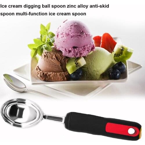 Metal Ice Cream Dessert Digging Spoon Scoop Non-stick Ballers Kitchen Gadget Ice Cream Tools