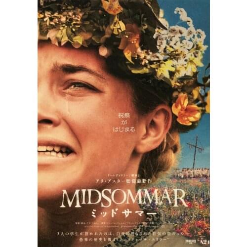 Midsommar (2019) Florence Pugh Jack Reynor Japanese MOVIE Art Silk Poster Print 24x36inch