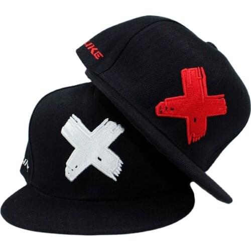 Outdoor Shading Head Decoration Cool Embroidery Letters X Cotton Snapback Cap Unisex Summer Autumn Hip Hop Hat Bone Adult Py29