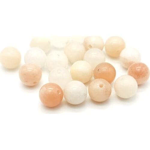 Natural Stone Pink Aventurine Round Loose Spacer Beads for Jewelry Making Accessories 8mm Necklace Bracelet DIY