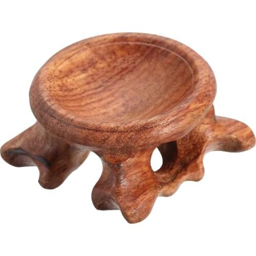 Durable Rosewood Wood Wooden Stand Base For Crystal Ball Sphere Globe Stone Crystal Ball Holder Home Decor Random Color