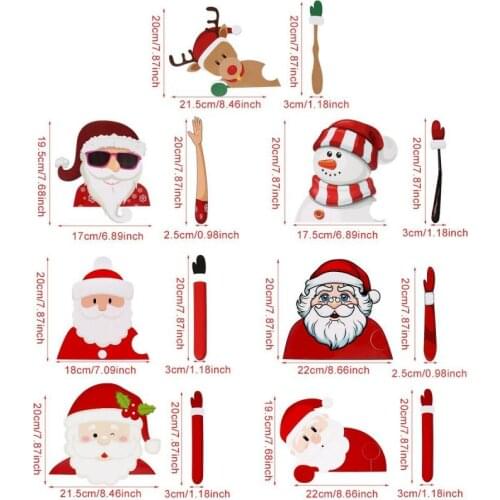 Christmas Decoration For Windows Stickers Christmas Wall Sticker Merry Christmas Household Removable Glass Wall Sticker New Year