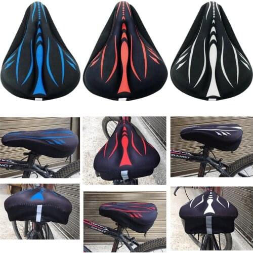 Bike Saddle for MTB Mountain Road Bicycle with Breathable Full Memory Foam Covered Mattress Bike Accessories