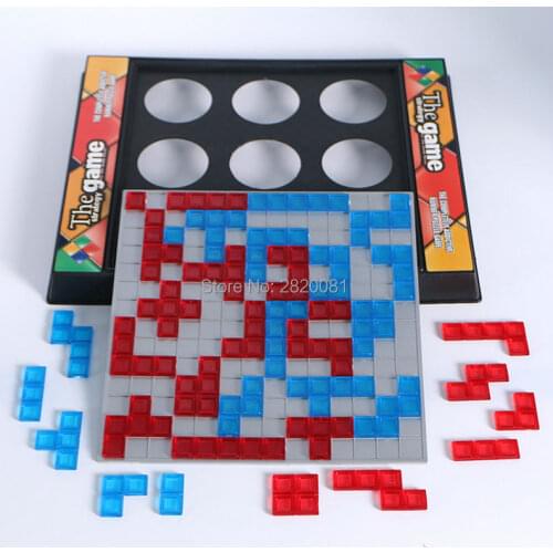 The strategy game whole family funny game,2 player puzzle&eduactional chess Blokus toys challenge game for children-parent