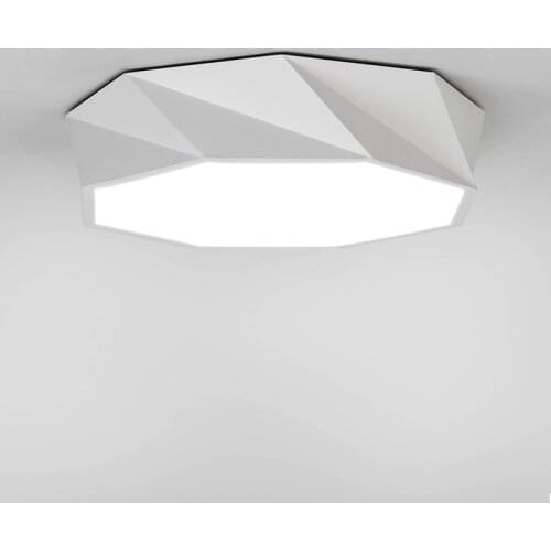 Modern surface mounted ceiling lamp LED panel White/Black for bathroom lighting AC110-240V luminarias para