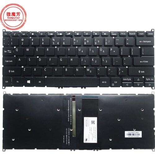 US keyboard For ACER Spin 5 SF114-32 SP513 -51 52N SP513-53N Swift 3 SF314-54G SF314-56G SF314-41G SF314-57G N17W6 7 N16Backlit