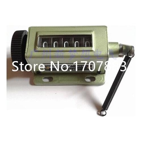 High Quality 67 Type 0~99999 5 Digit Number Hand Tally Mechanical Counter Clicker Arithmometer for promotional gift 8x4.5x3.2cm
