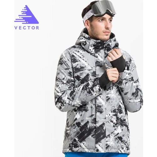 VECTOR Brand Winter Ski Jackets Men Outdoor Thermal Waterproof Snowboard Jackets Climbing Snow Skiing Clothes HXF70002