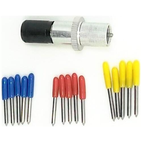 1 Roland holder + 15pcs 30/45/60 degrees Roland Blade Cricut Cutting Plotter Vinyl Cutter Blades