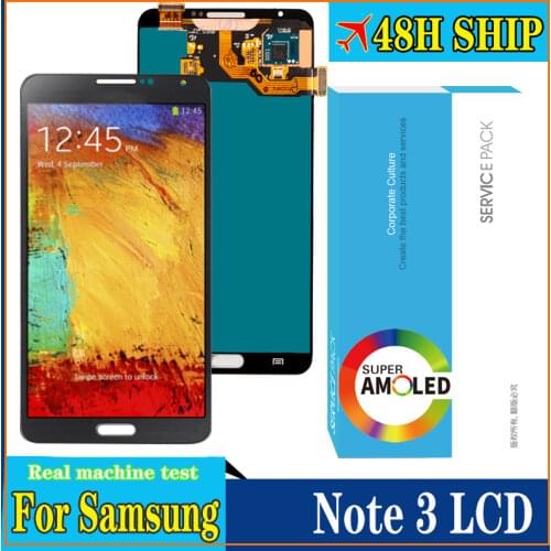 100% Original 5.7" Super Amoled Display for SAMSUNG Galaxy Note 3 N9005 Full LCD Display Touch Screen Repair Parts