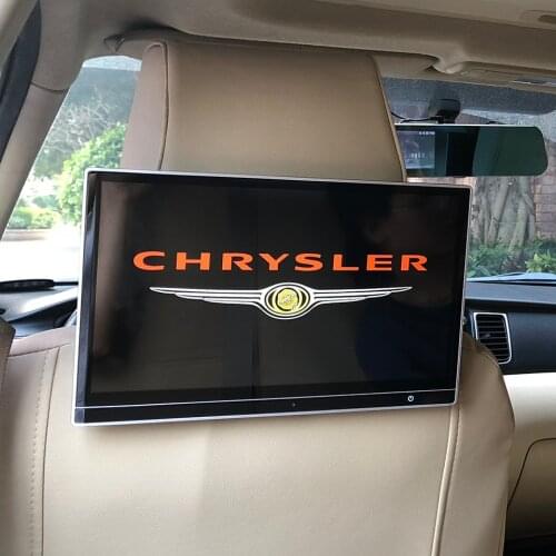 2PCS 12.5 Inch Touch Screen LCD Android 9.0 Car TV Monitor With Headrest Back Rear Seat Entertainment System For Chrysler 300C