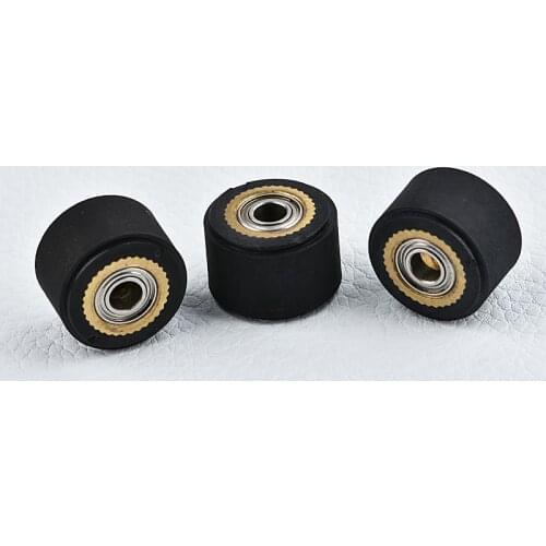3X Pinch Roller Push Wheel Roll for Mimaki Roland CAMM Graphtec CE5000 120 Liyu Cutting Plotter Vinyl Cutter Feed Rubber Copper