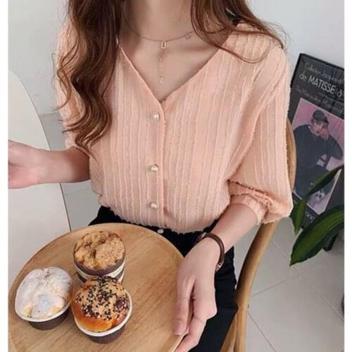4XL Plus Size 2020 Summer New Women Short Sleeve V Neck Chiffon Blouses Shirts Solid Casual Tassel Fashion Shirts Blusas
