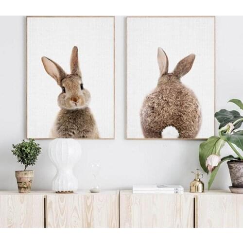 5D Diamond Painting Rabbit Rabbit Tail Mosaic Art Home Decoration Gift