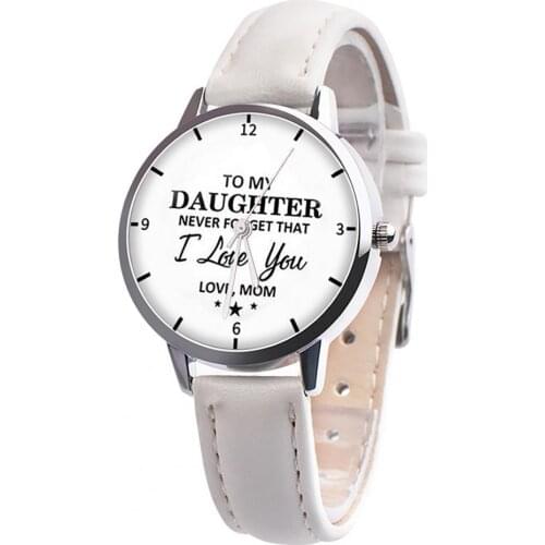 Fashion Womens Casual Quartz Leather Band Strap Watch Round Analog Clock Wrist Watches black blue red pink band for Gifts