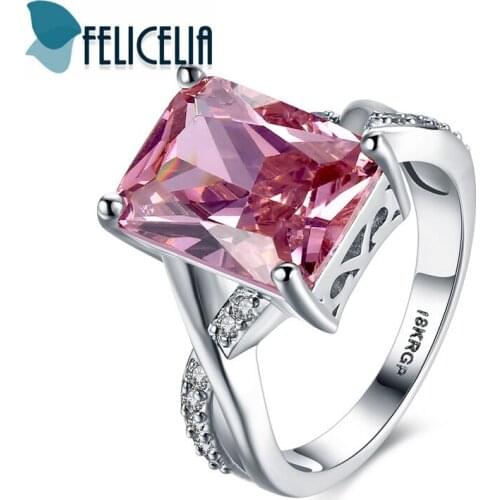 Женские серебряные кольца Felicelia China At AliExpress