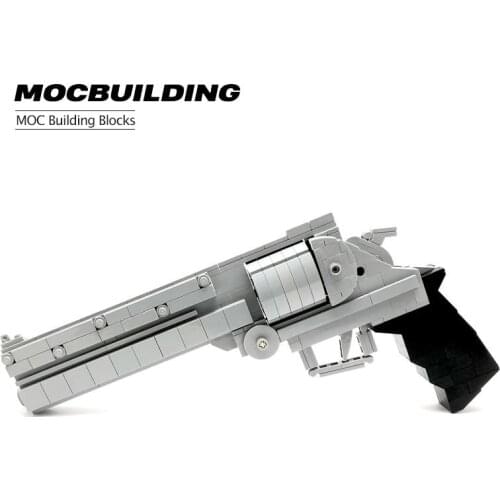 Toy gift MOC gun building block small particle pistol assembly model aviation ground lighting weapon assembly childrens toy gif