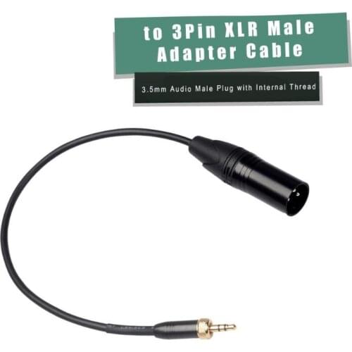 Adapter Cable Portable Delicate Design 3.5mm Jack Stereo Male Plug Hot Sale Connector Cable to Microphone XLR Male Audio Wire