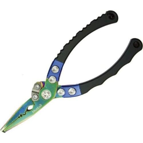 Mustad Lure Piler Multifunction Fishing Piler Scissors Durable Wire Cutter Pliers Fishing Lures Clamp Fish Crimping Tool Pesca