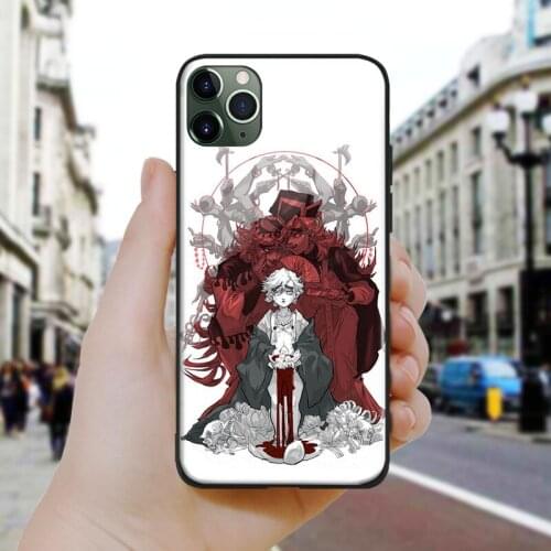 Kimetsu no yaiba doma art Soft Silicone Glass Phone Case Cover Shell For iPhone SE 6 6s 7 8 Plus X XR XS 11 12 Mini Pro Max
