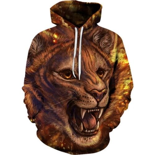 Novelty Digital Printing 3D Printing Hoodie 2021 Mens Sweatshirt Harajuku Streetwear Plus Size Casual Sports Top Hip Hop Autumn