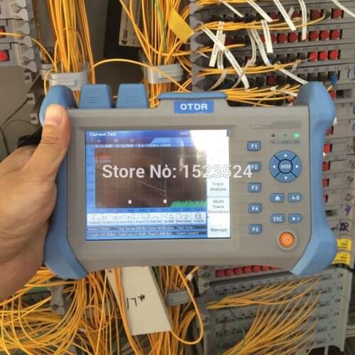 Singlemode 1310/1550nm 32/30dB Built in VFL Optical Time Domain Reflectometer Fiber Optic OTDR 120km