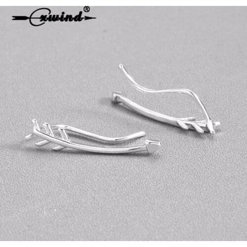 Cxwind Simple Cupid Arrow Triangle Earrings for Women Girl Kid Feather Earrings Fashion Love Design Gift Jewelry oorbellen