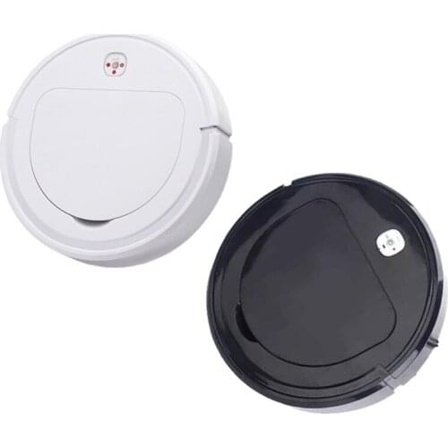 Robot Vacuum Cleaner 1200Pa Suction, 90 min Runtime, Quiet, Slim, Ideal for Pet Hair, Carpets, Hard Floors (Black White)