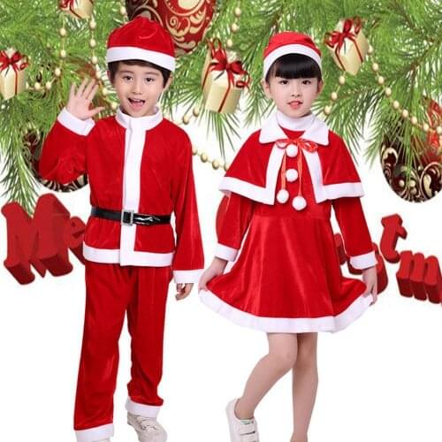 Baby Boy/Girl Christmas Santa Claus Father Christmas Kids New Year Set Girl Toddler Clothing Suit Costume Childrens Suit D I3D2