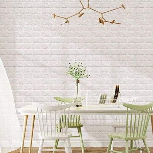 Shengdiao 70cm*77cm 3 d stickers waterproof wall stick the sitting room the bedroom wall mat square since the wallpaper glue