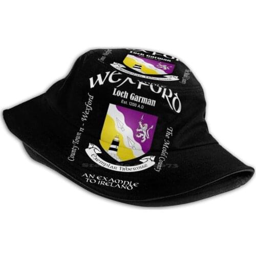 Ireland - Wex Fishing Hunting Climbing Cap Fisherman Hats Ireland Irish Wex County Irish American Ancestor Crest Coat Of Arms