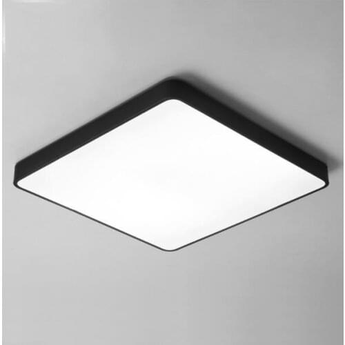 Led ceiling lamp living room rectangular intelligent remote control bedroom study office modern minimalist lamps