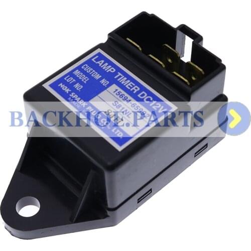 Glow Plug Lamp Timer 12V 15694-65992 S81NL for Kubota V2203 Engine