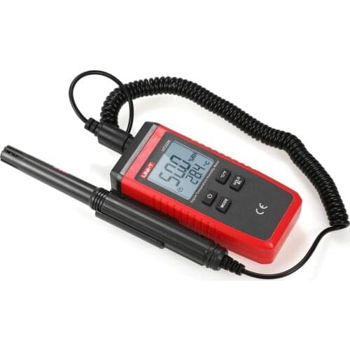 UNI-T UT333S Mini Temperature and Humidity Meter LCD Digital Thermo-Hygrometer Psychrometer Tester with Unit