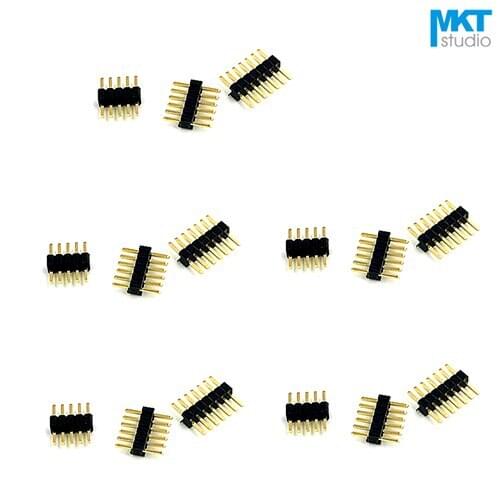 100Pcs 1.27mm Pitch Single Row PTH Male Pin Header Strip For Arduino 11P 12P 13P 14P 15P 16P 17P 18P 19P 20P