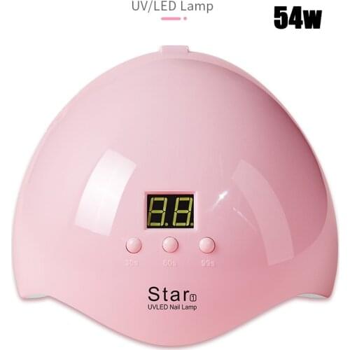 36/54W Nail Dryer Machine UV Lamp 12/18 LEDS Lamp Nail Art Tools Portable Micro USB Cable Home Use UV Gel Varnish Dryer