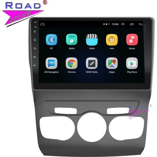 For Citroen C4L 2013-2019 Car Multimedia Player 10.1 Inch Android Head Unit Radio Stereo GPS Navigation 6G+128G Tape Recorder